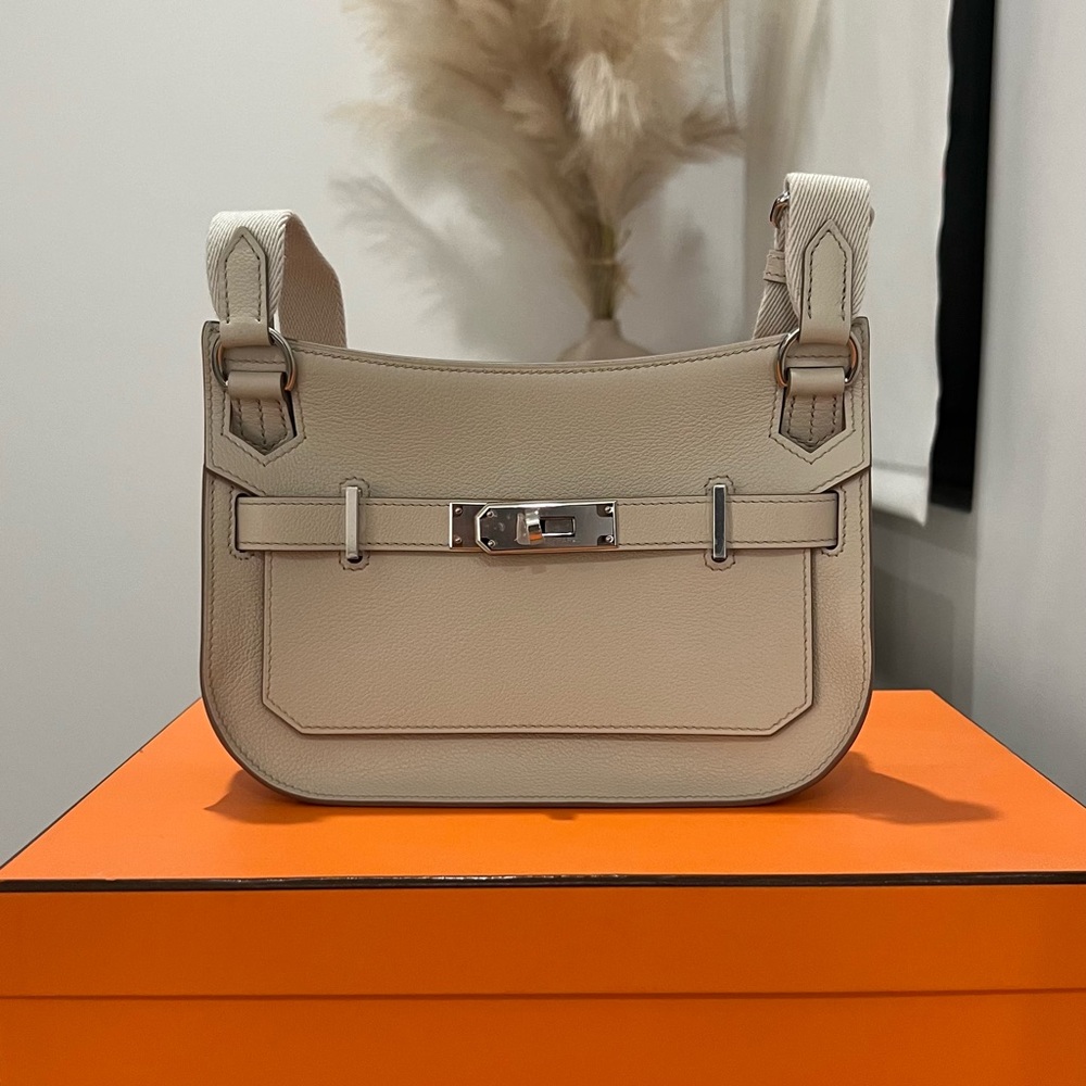 Hermès Beton Evercolor Mini Jypsiere Palladium Hardware